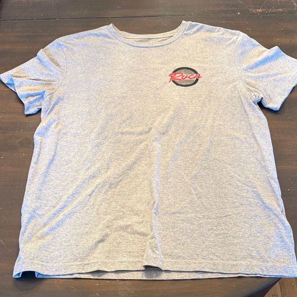 RVCA Heather Gray Short Sleeve Tee